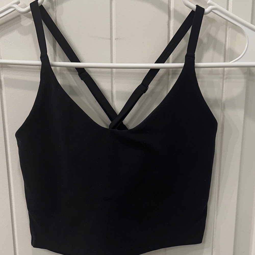 Athleta Black Strappy tank xs